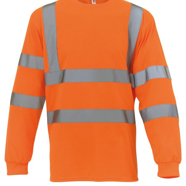 Hi-vis long sleeve t-shirt (HVJ420) Thumbnail