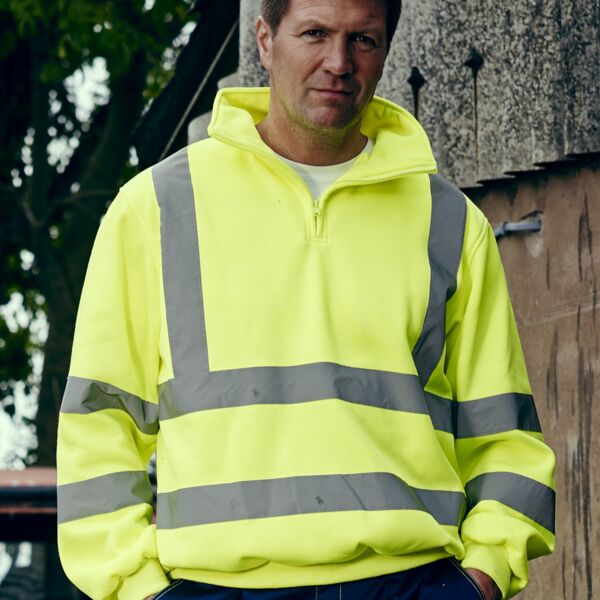 Hi-Vis 1/4 Zip Sweatshirt Thumbnail