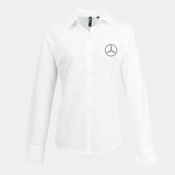 PR334 Women's signature Oxford long sleeve shirt Thumbnail