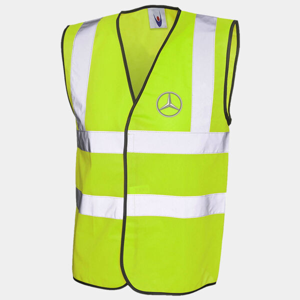UC801 Hi Vis Waistcoat - Mercedes & Northside Trucks Thumbnail