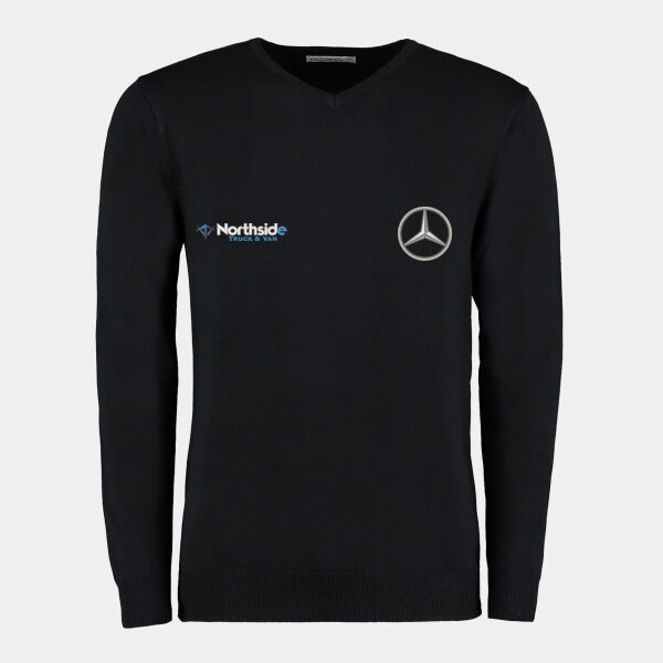 KK352 Arundel V-Neck Sweater Long Sleeve - Mercedes & Northside Trucks Thumbnail